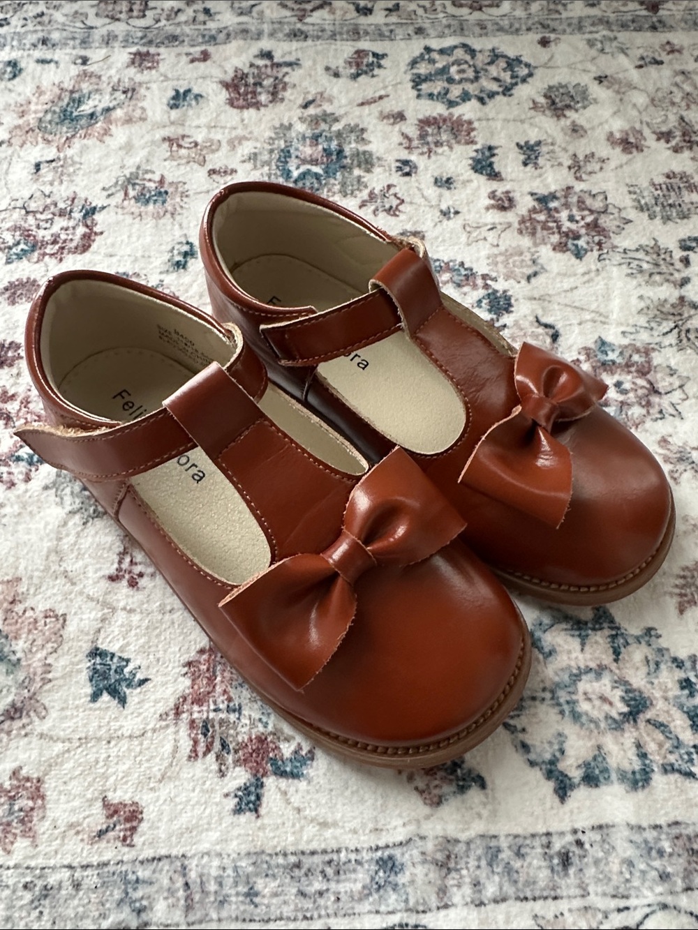 Felix and Flora t strap shoes, size 11 toddler